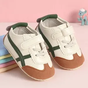 Babyoye Velcro Closure Solid Booties - Green
